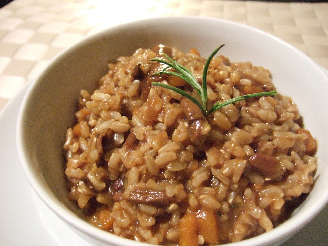 Riz aux champignons parfumés
